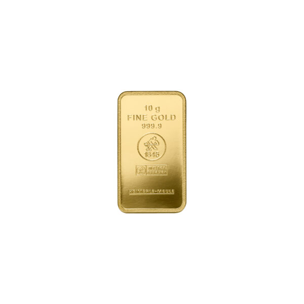 10g_Vorderseite gold Barren_300%_cmyk_sh 10 g Heimerle+Meule Goldbarren Neuware