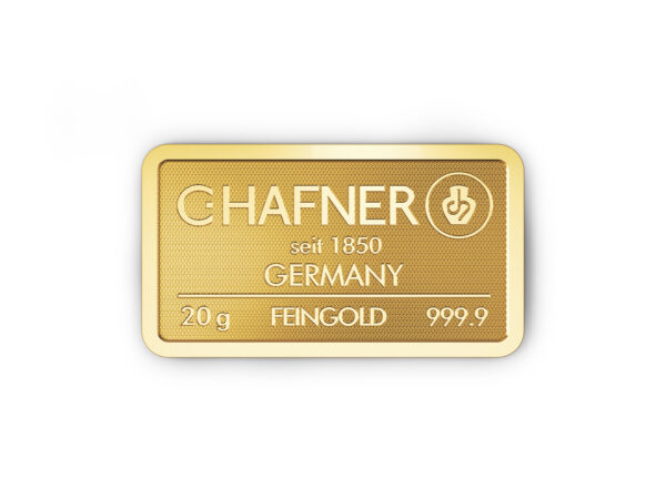 20g C.Hafner Goldbarren Neuware