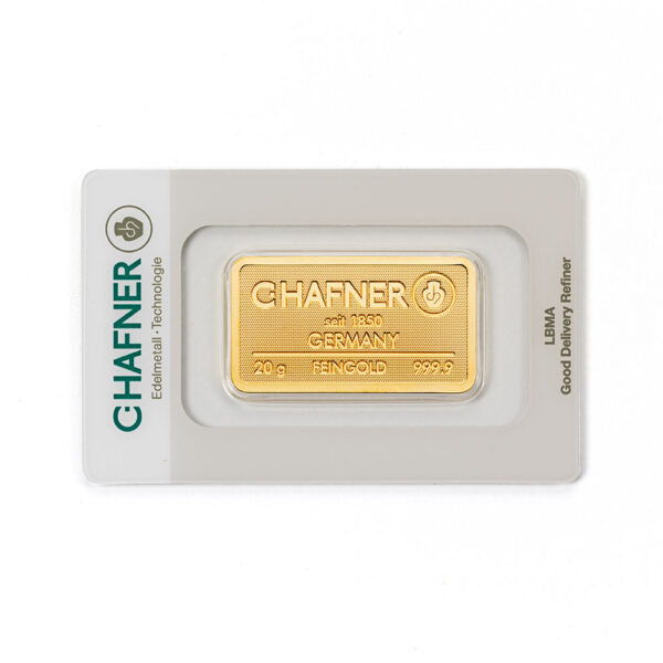 20g C.Hafner Goldbarren Neuware
