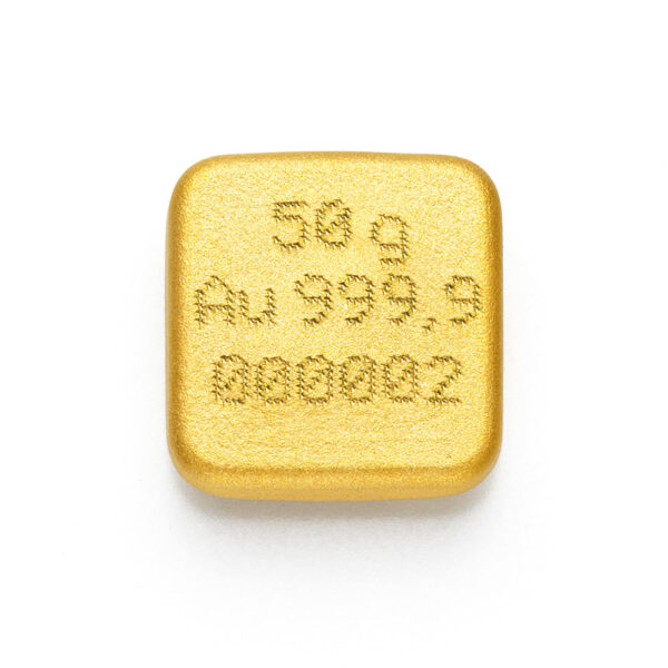 CHAF_50g_Guss_RS_web 50g C.Hafner Goldbarren Neuware, gegossen