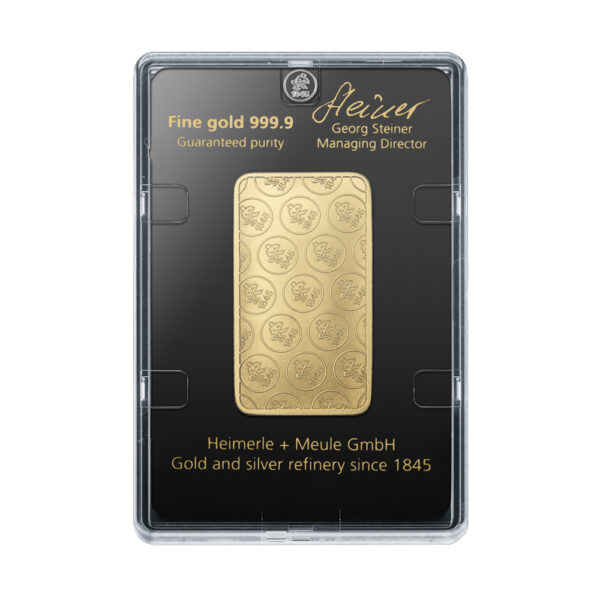 Goldbarren_50g_RS_009 50 g Heimerle+Meule Goldbarren Neuware