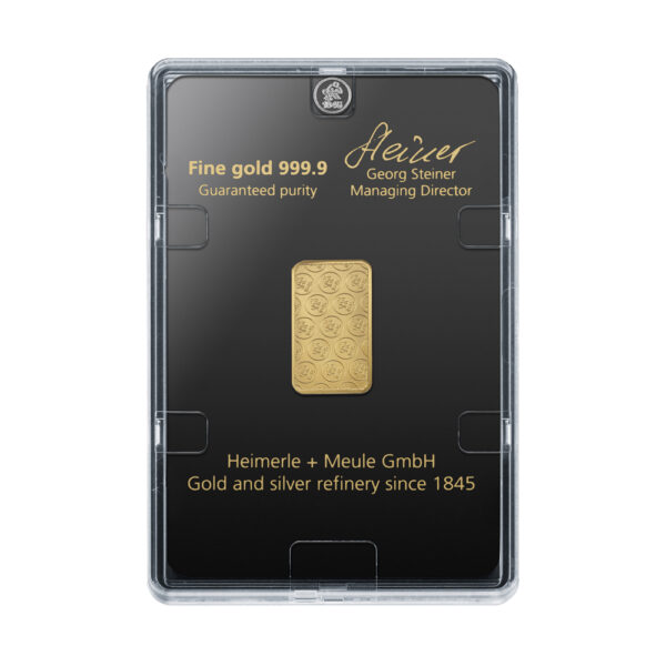 Goldbarren_5g_RS_009 5 g Heimerle+Meule Goldbarren Neuware