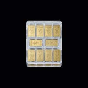 250 x 1 g Heimerle+Meule Goldbarren Neuware, geprägt