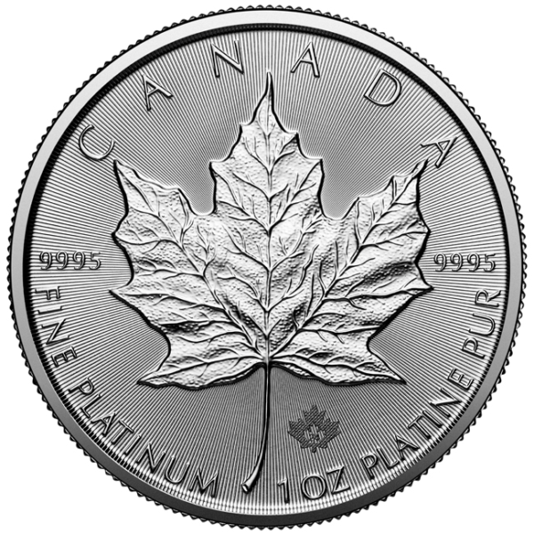 mapleleafR Maple Leaf 1 Unze Platin 2024