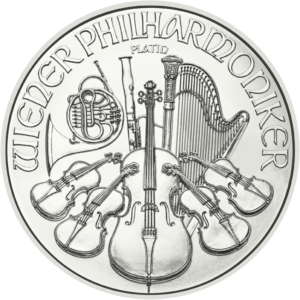 Wiener Philharmoniker 1 Unze Platin 2025