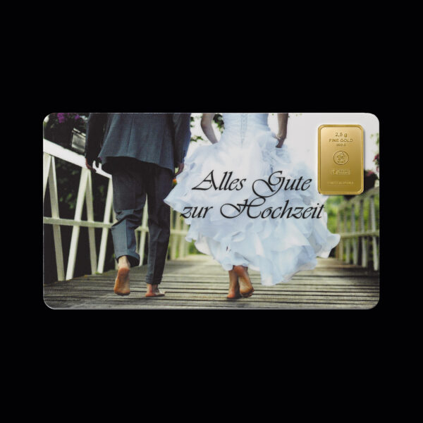 Finecard_Hochzeit_Au2,5g_VS_300%_001 FineCard "Hochzeit" 1 x 2,5 g