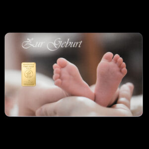 FineCard "Zur Geburt" 1 x 1,0 g