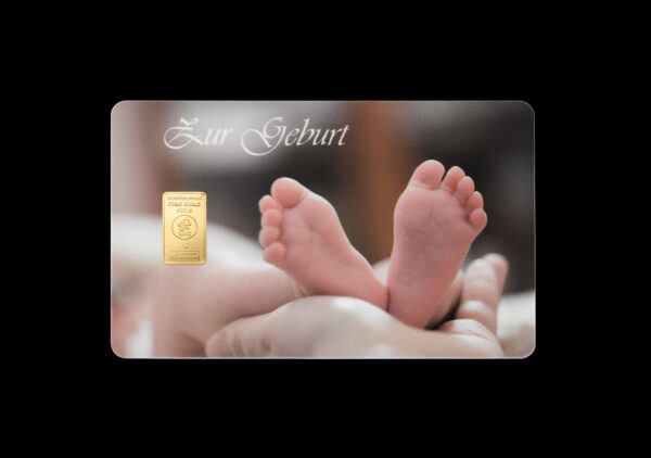 FineCard "Zur Geburt" 1 x 1,0 g