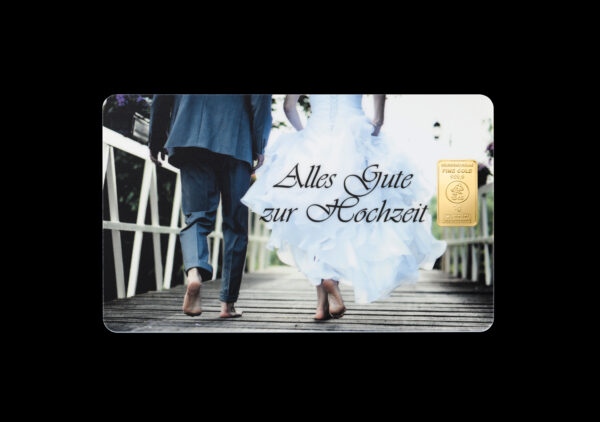 Hochzeit_300% FineCard "Hochzeit" 1x1,0g