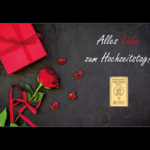 FineCard "Hochzeitstag" 1 x 1,0 g