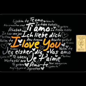 FineCard "I Love You" 1 x 1,0 g