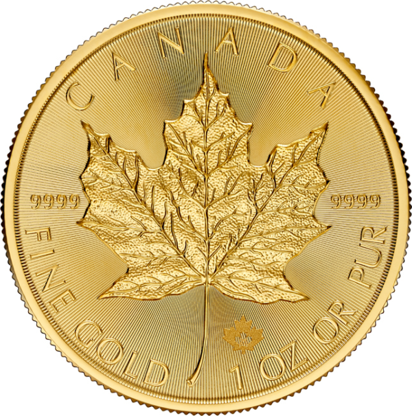 MapleLeafGold1 Maple Leaf 1 Unze Gold 2025