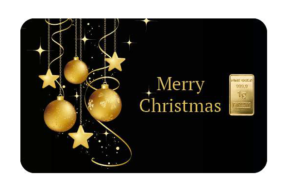 MarryChristmasFineCard FineCard "Merry Christmas" 1 x 1,0 g