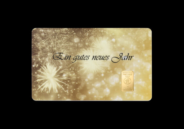 Neues-Jahr_300% FineCard "Ein Gutes Neues Jahr" 1x1,0g