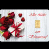 FineCard "Valentinstag" 1 x 1,0 g