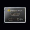 100 x 1 g Heimerle+Meule Tafelbarren Neuware