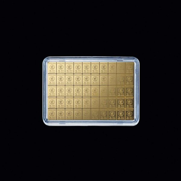 50 x 1 g Heimerle+Meule Tafelbarren Neuware