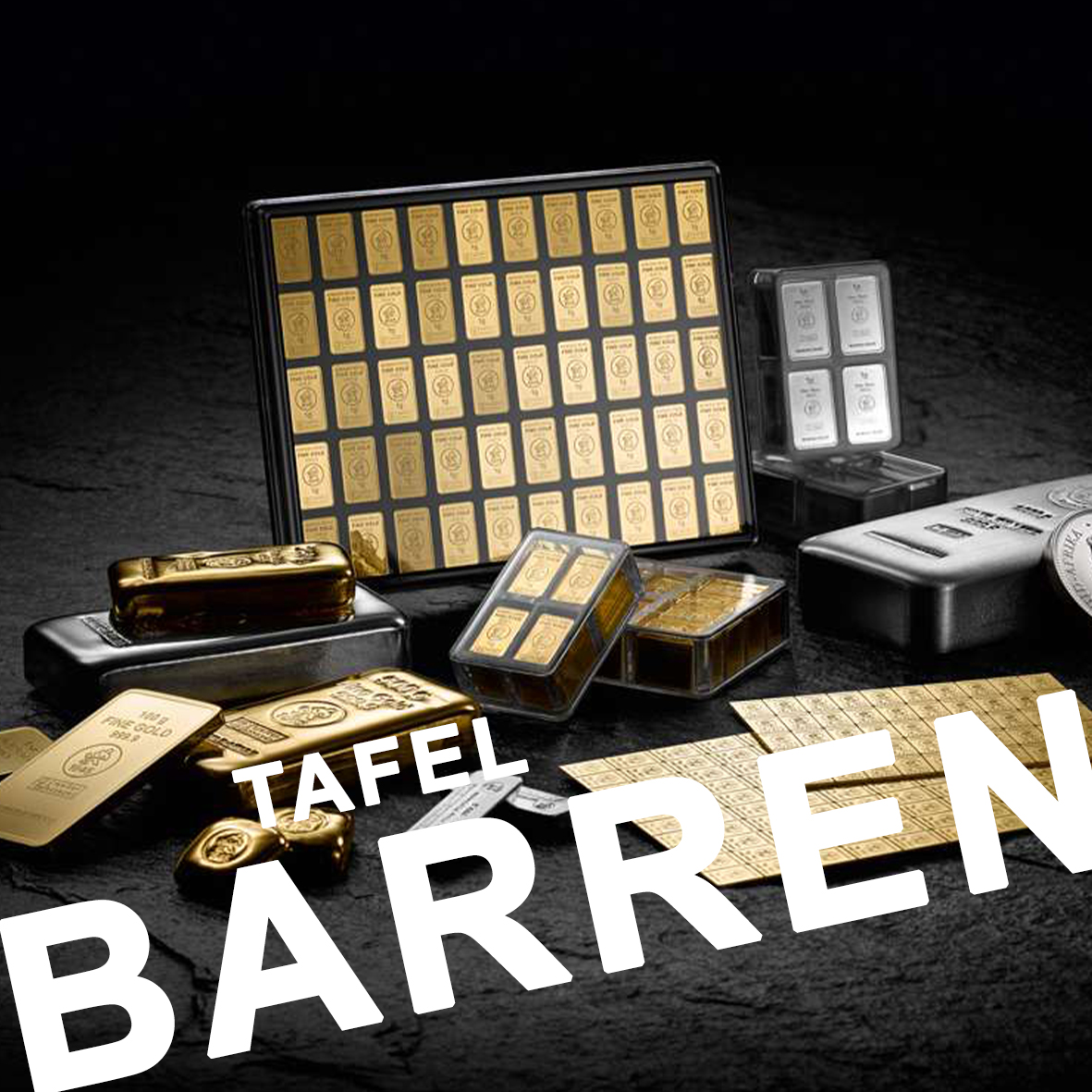 Tafelbarren 100 x 1 g Heimerle+Meule Silberbarren, UnityBox, Neuware, geprägt (Kopie)