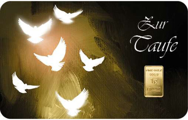 ZurTaufeFineCard FineCard "Zur Taufe" 1 x 1,0 g