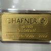 1/4 Unze (oz) C.Hafner Goldbarren Neuware geprägt