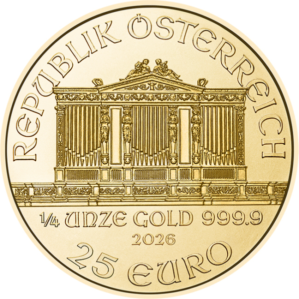 Wiener Philharmoniker 1/4 Unze Gold