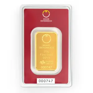 20-Gramm-Blister-AV-Pamp1.png 20 Gramm Goldbarren Münze Österreich Prägebarren