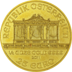 Wiener Philharmoniker 1/4 Unze Gold bankenüblich
