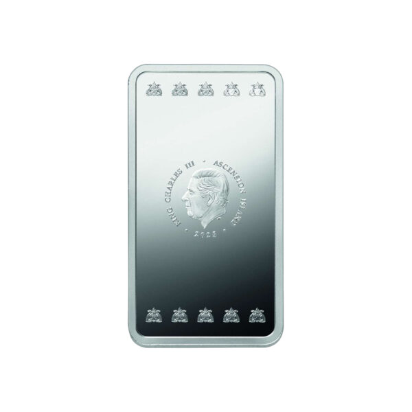 Ascension-Island_coin-bar_1oz_Bildseite SilverBars 1 Oz AG999,9 Asc.Isla Neuware