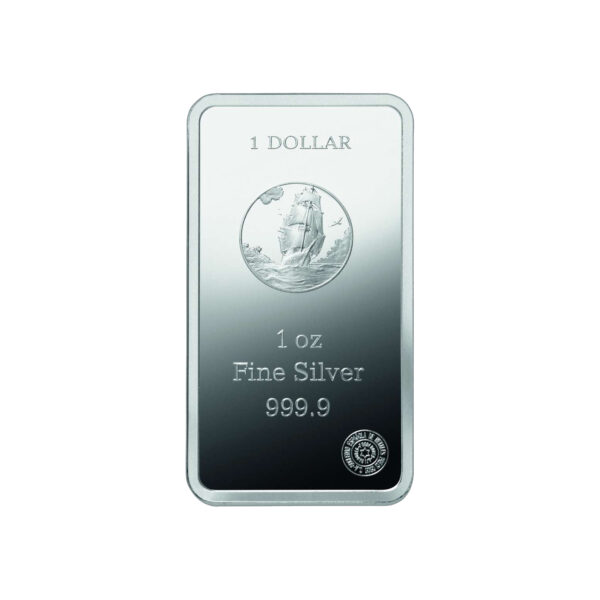 Ascension-Island_coin-bar_1oz_Wertseite SilverBars 1 Oz AG999,9 Asc.Isla Neuware