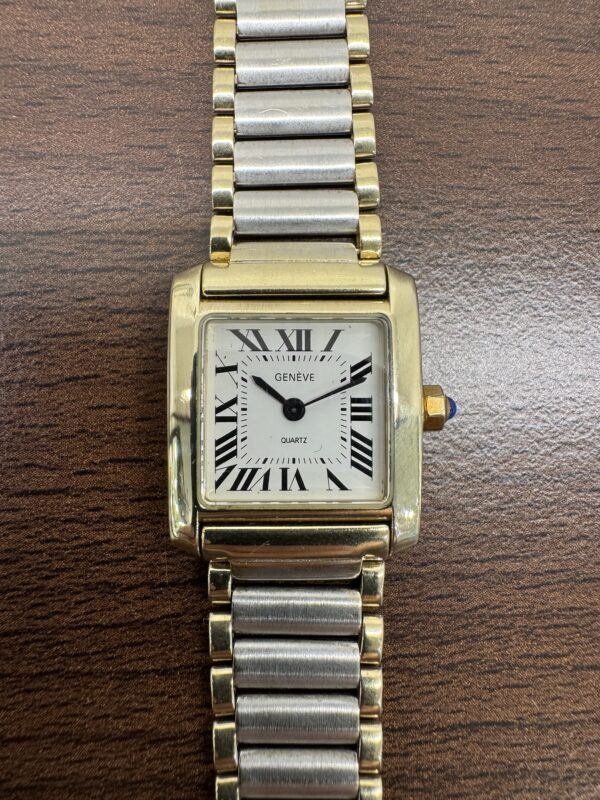 Geneve Damenarmbanduhr 585/Gold