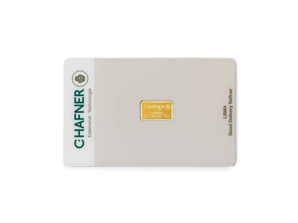 0,5g C.Hafner Goldbarren Neuware